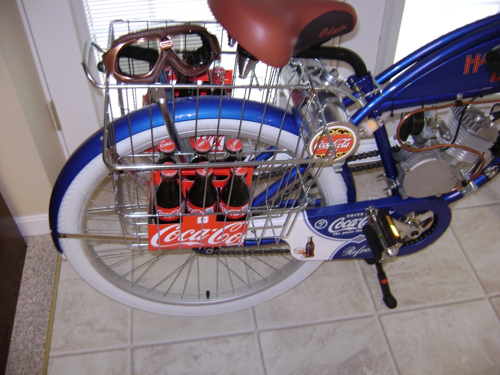 Replica 1900'S HARLEY DAVISION BOARD TRACK COCA COLA RACER DELIVERY CYCLE/BIKE