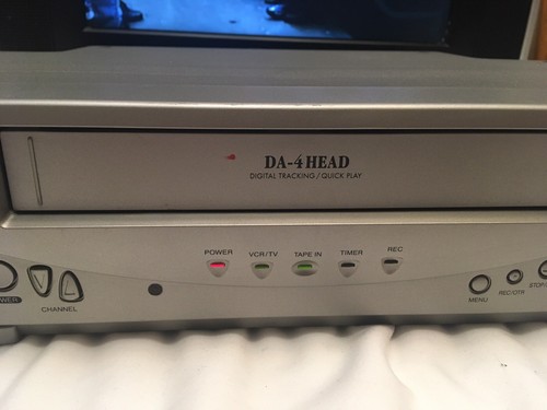 Emerson EWV404 VHS VCR DA-4 Head Player Video Cassette Recorder Tested No Remote