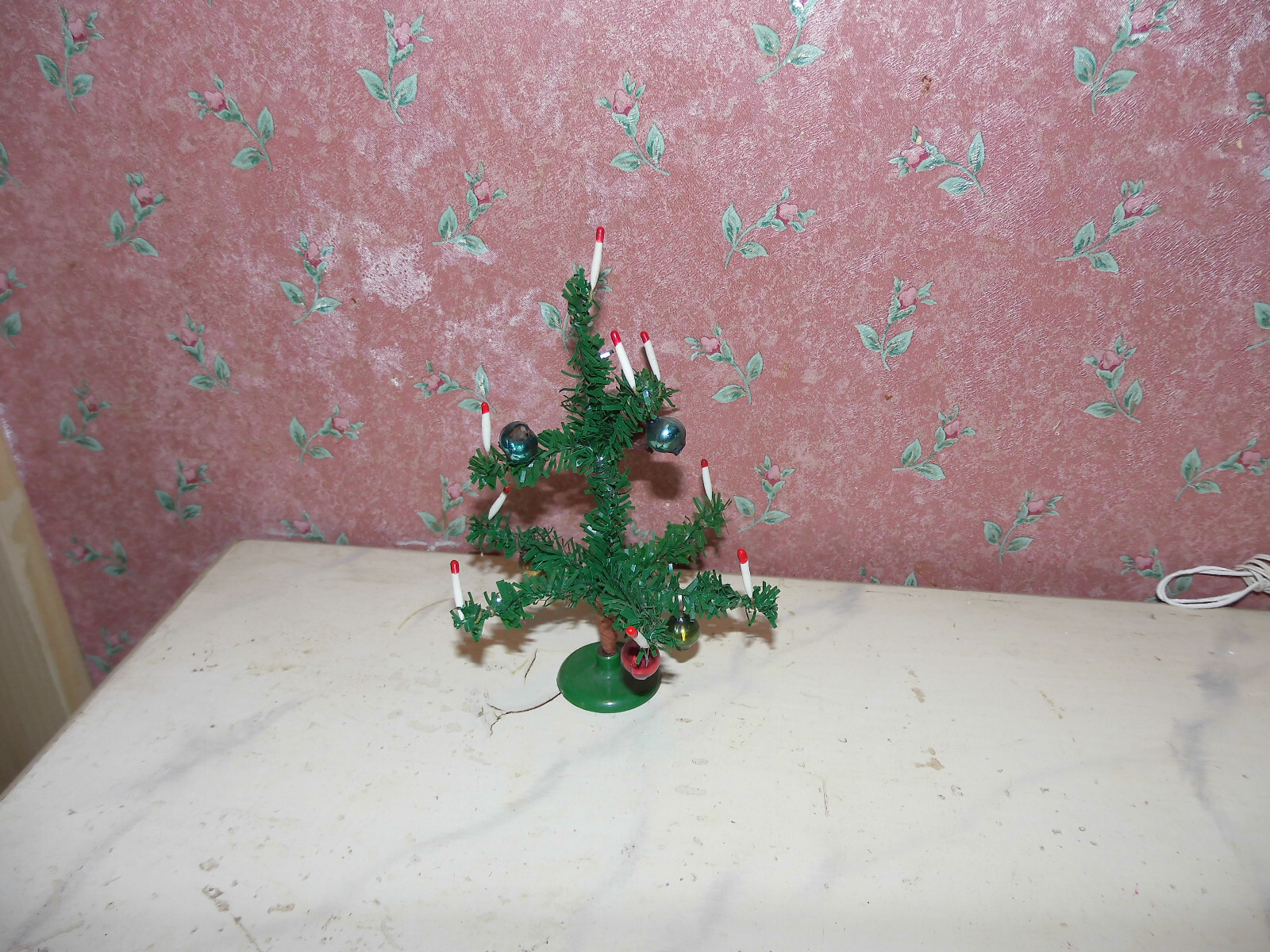Alter TannenbaumWeihnachten195060er JahrePuppenhausPuppenstubeの