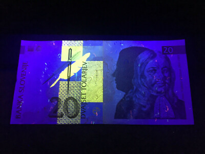  Slovenia 20 Tolarjev Banknote World Paper Money UNC Currency Bill Note