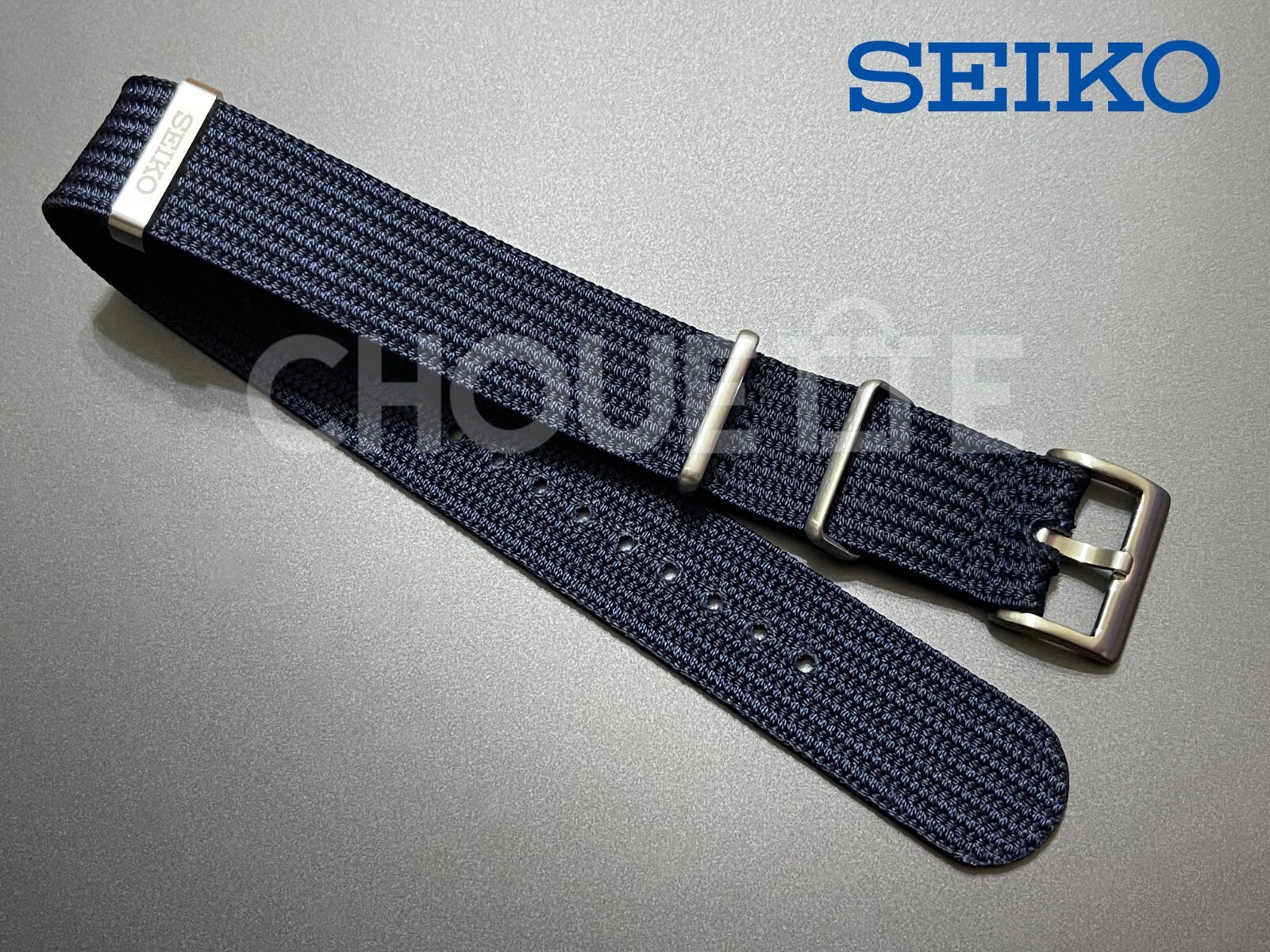 OEM SEIKO Prospex SLA055, SBDX049 Blue Seichu Fabric Strap OEM SEIKO Prospex SLA055, SBDX049 Blue Seichu Fabric Strap