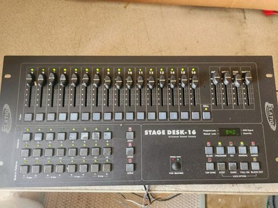 American DJ Stage Desk 16- WITH POWER CORD, UNTESTED DOES POWER ON