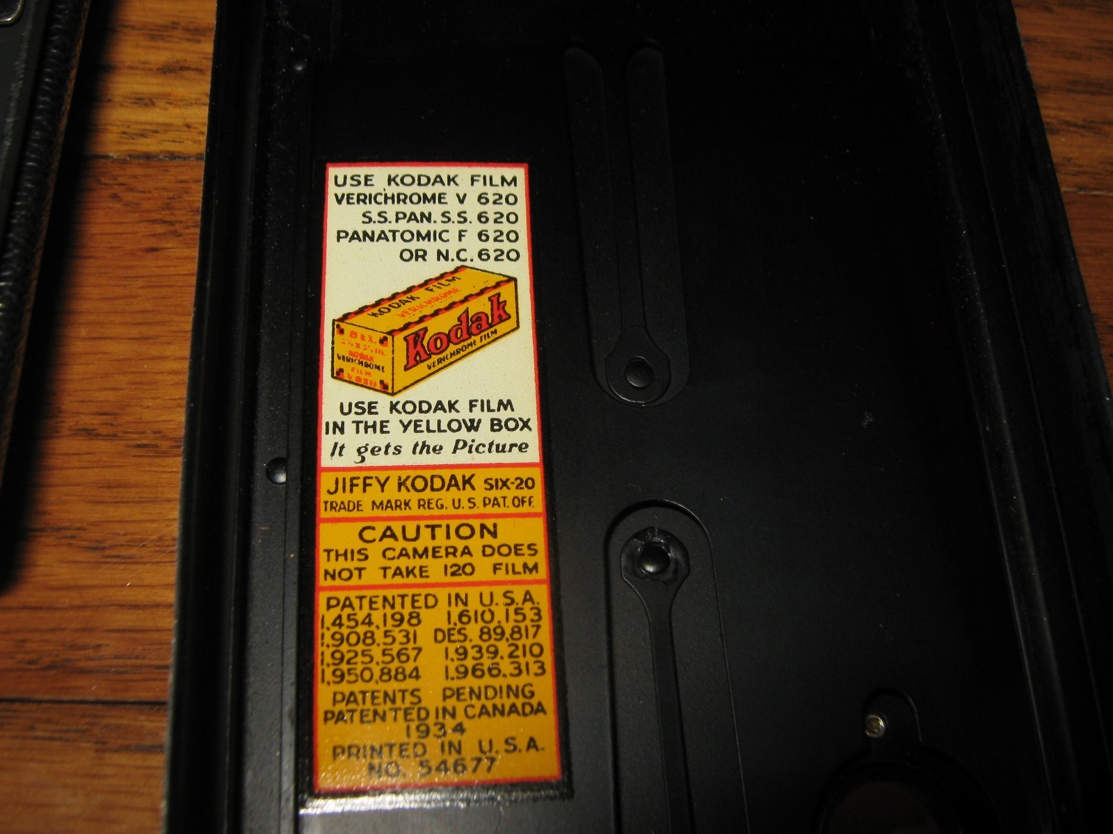 1930's Vintage Kodak Jiffy Six-20 Folding Camera Kodak + Box + Manual