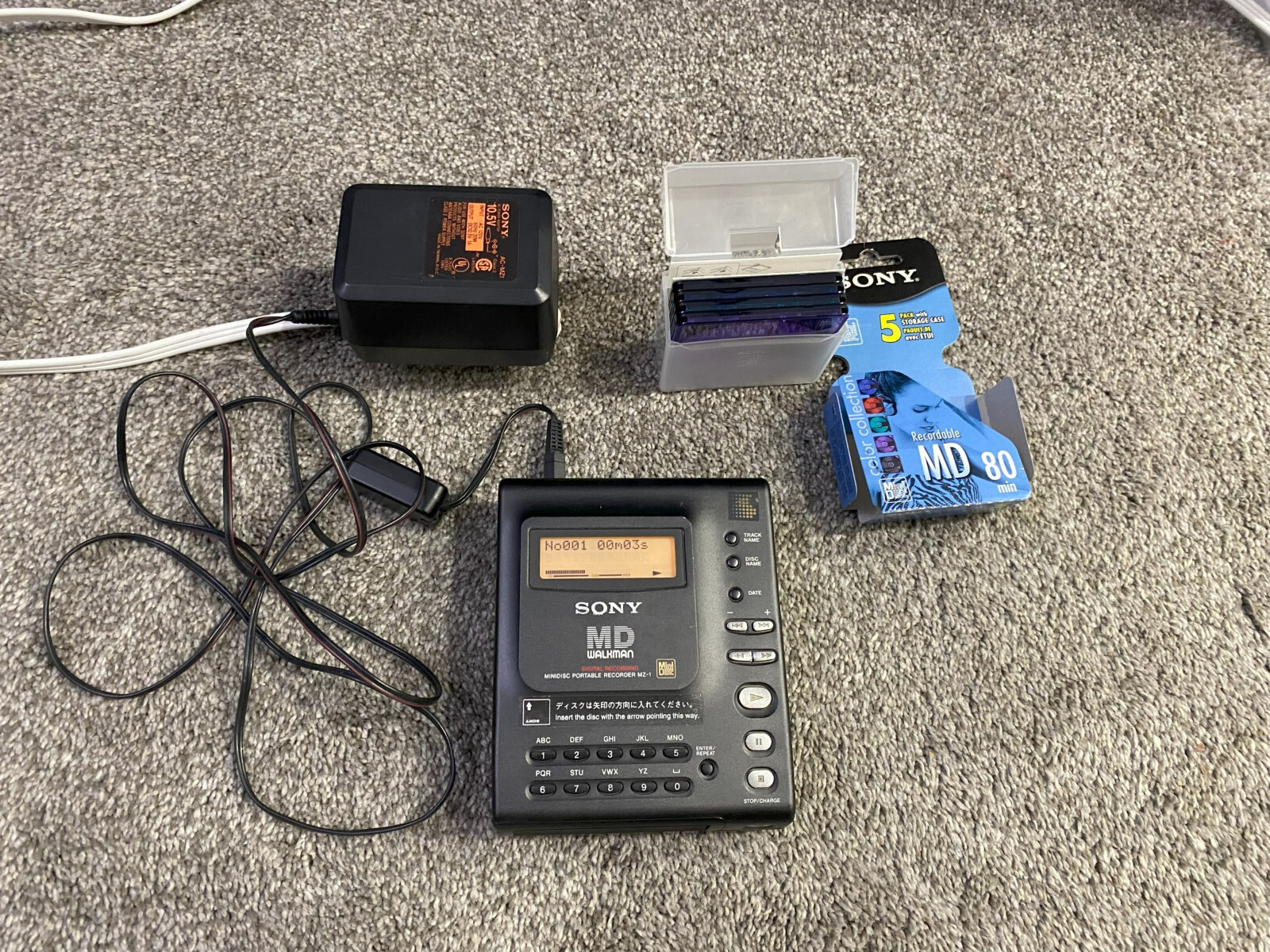 SONY MDプレーヤーMZ-1 よろしけれ SONY MDプレーヤーMZ-1 よろしけれ