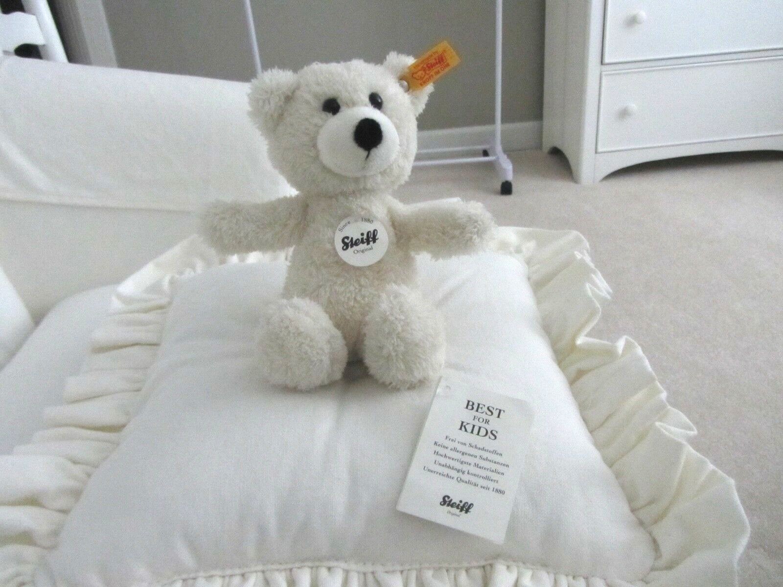 STEIFF BEST FOR KIDS TEDDYBEAR SUNNY 22 CREME NWT