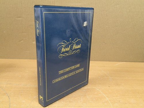 Trivial Pursuit C64 Computer Game – Genius Edition – Vintage Retro