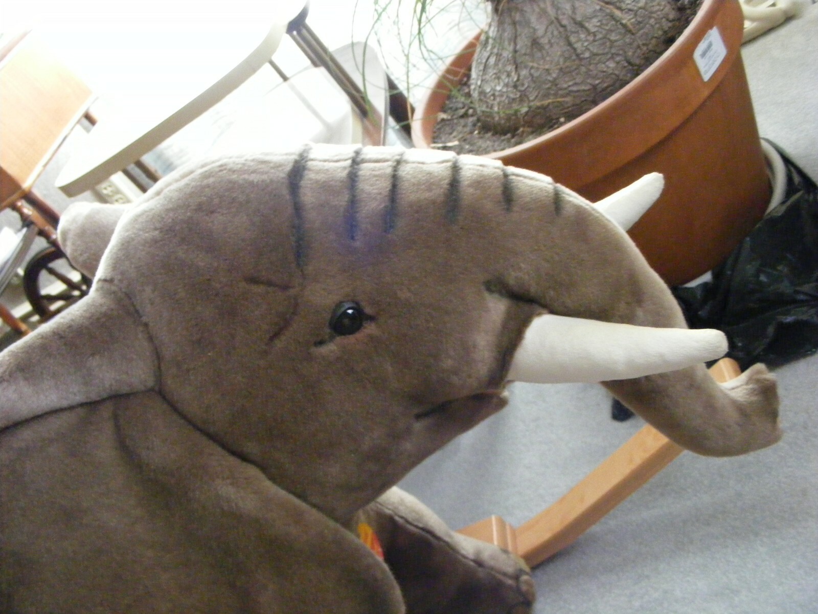 Steiff  Riding Elephant Stuffed Rocking Elephant - Rare