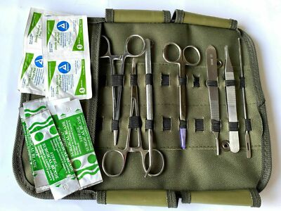 Surgical Suture Kit Basic First Aid Set Suture Emergency Trauma Survival Pack