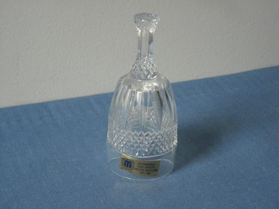 Bleikristall 24% Lead Crystal Bell Tritschler Winterhalder Germany Orig Label