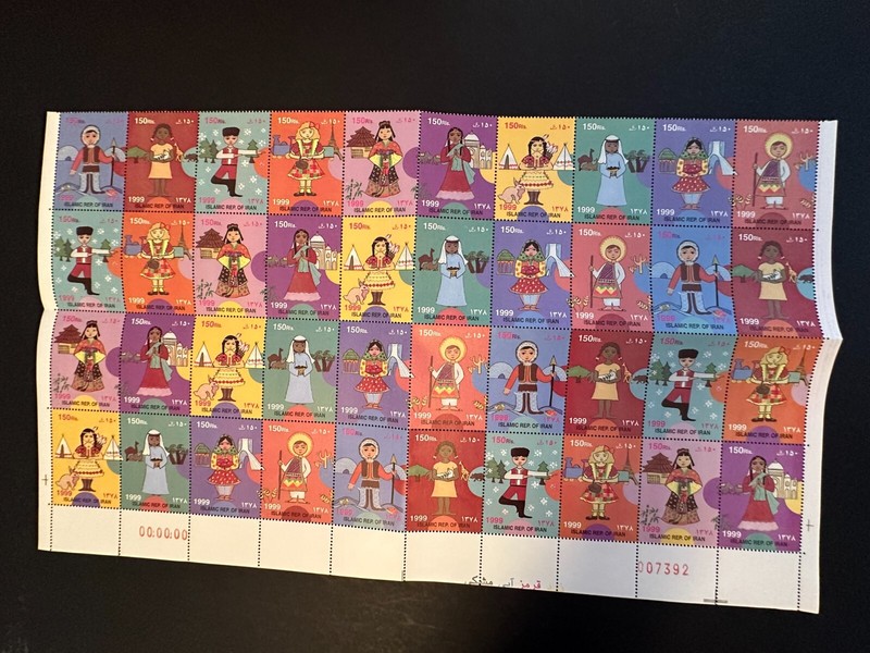 58h-Timbres-Neufs-Blocs Feuillet-Belle Collection-Inran