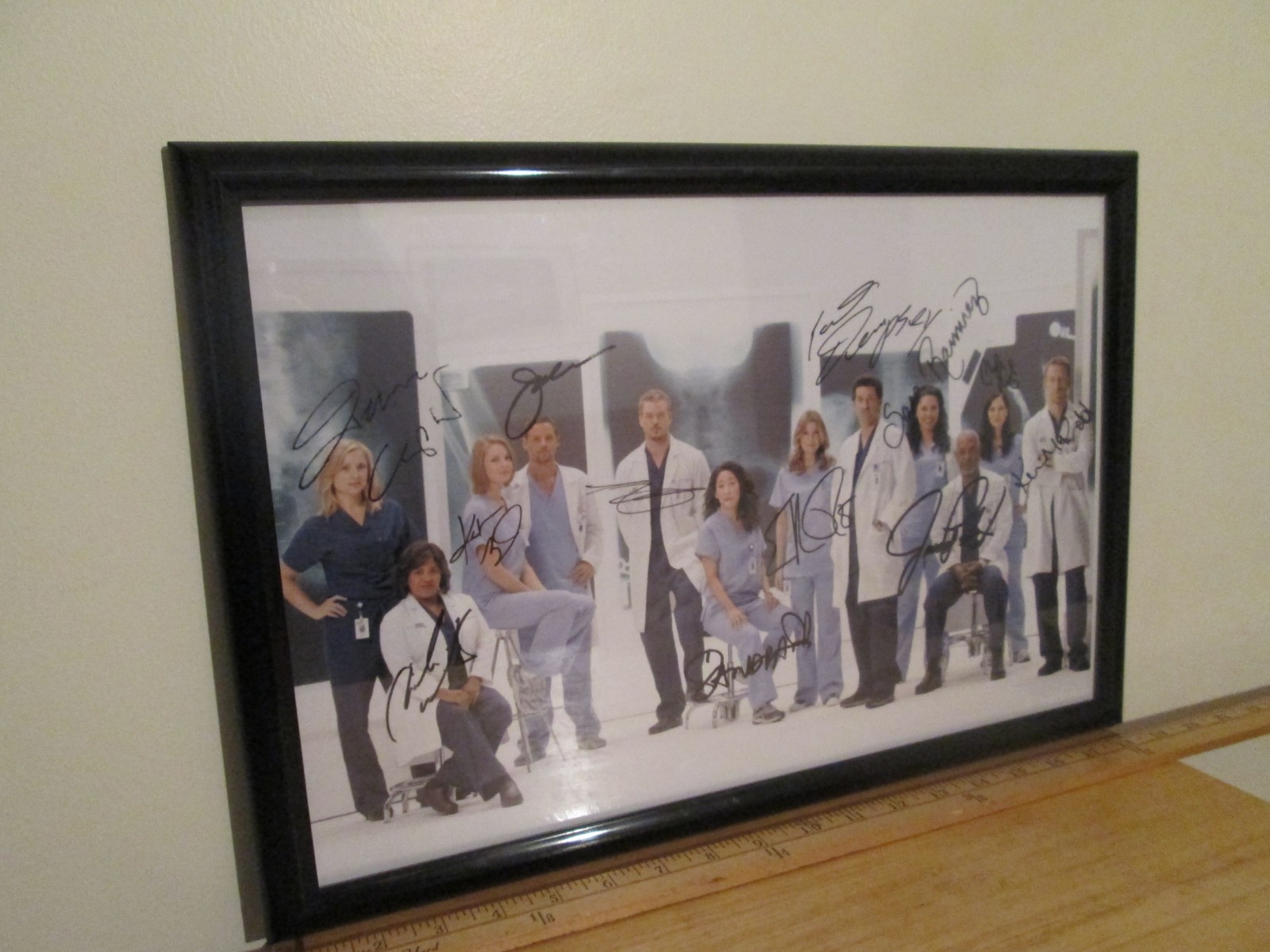 Greys Anatomy Autographed Picture Large 11