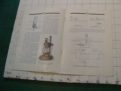 Vintage brochure: ZEISS INDICATOR george scheerr co. 1931; 8pgs