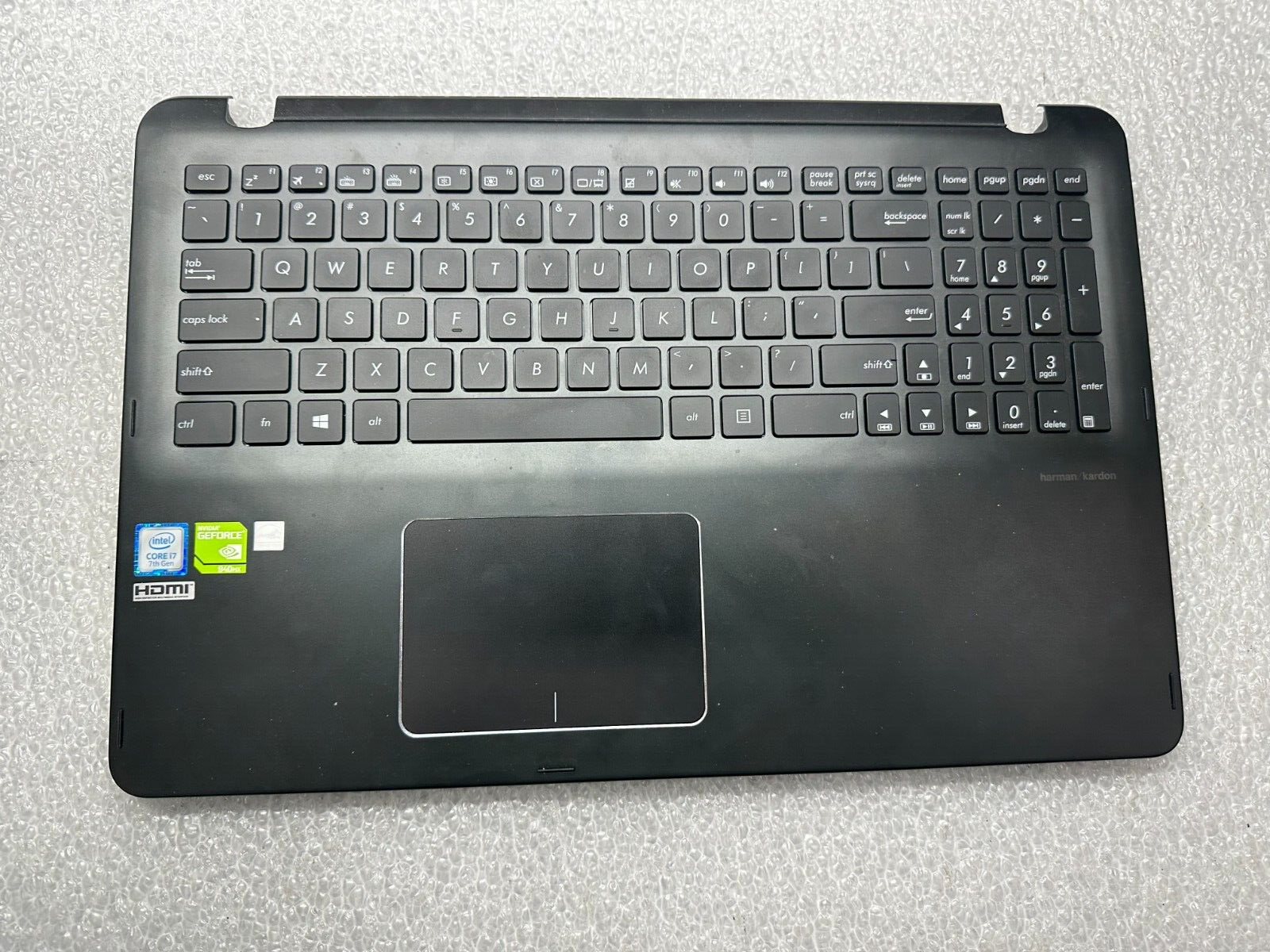 Asus Q524u palmrest touch pad keyboard 13NB0CE3AT0111