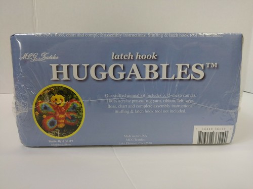 MCG Textiles Latch Hook Huggables Butterfly Kit #36119  16