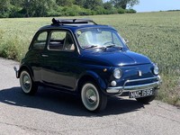 1969 Fiat 500, tan vinyl, sunroof, lovey useable little classic
