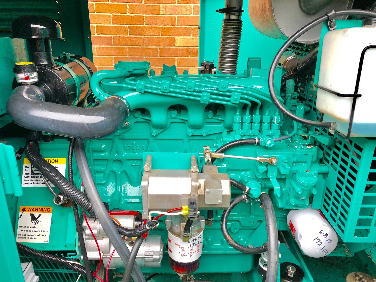 Cummins Power DKAF Gen Set & Transfer Switch Low Hrs 172   25 KW   I CAN SHIP