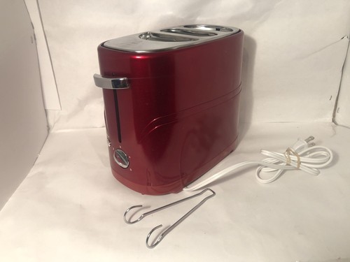 Nostalgia Retro Red Series Pop-Up Hot Dog Toaster Easy Use NEW