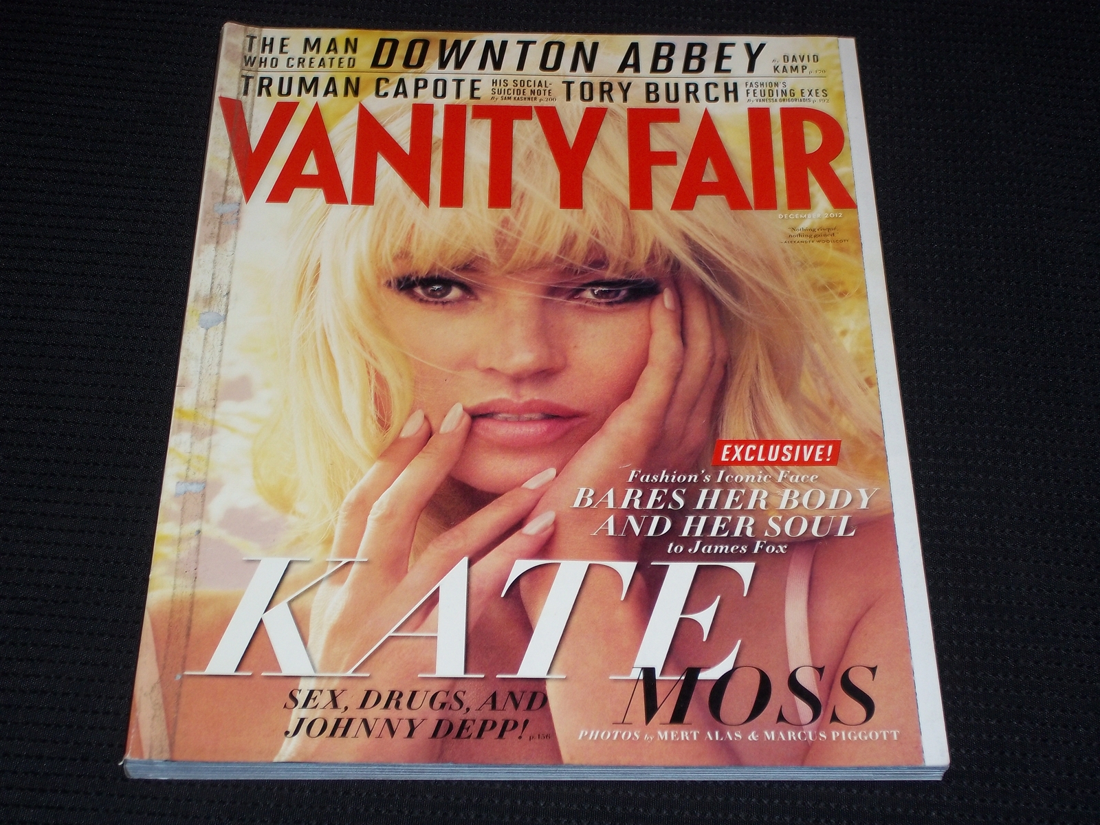 VanityFair 　december 2012 Kate Moss 2012 DECEMBER VANITY FAIR MAGAZINE - KATE MOSS - L 8772 | eBay