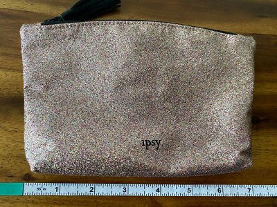 IPSY May 2019 Glam Bag Makeup or Toiletry Bag (Glitter) *NWOT*