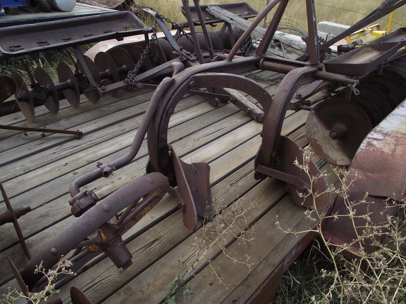 Antique farm equipment