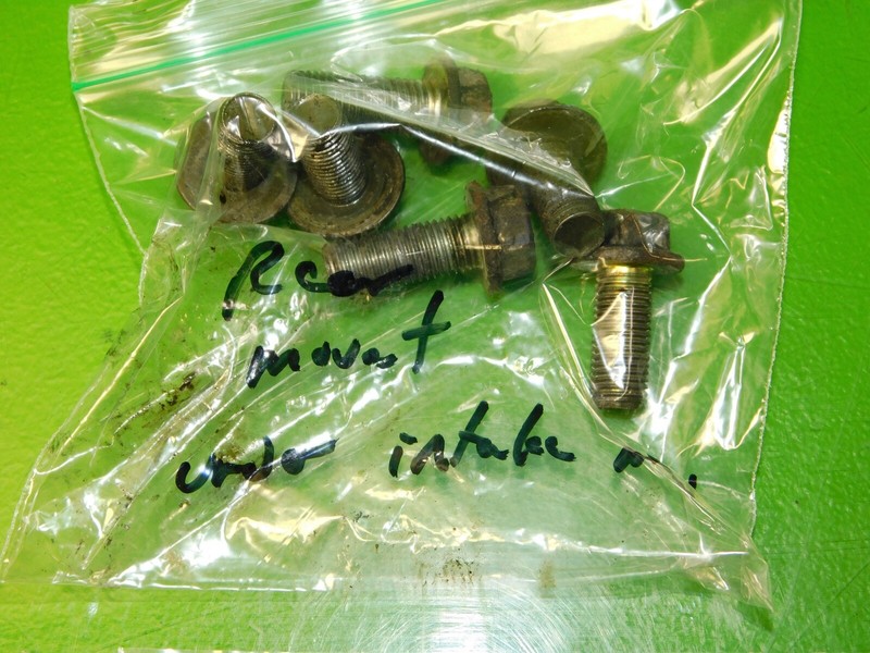 91-95 MR2 OEM 3SGTE engine motor rear back mount bracket bolts SET