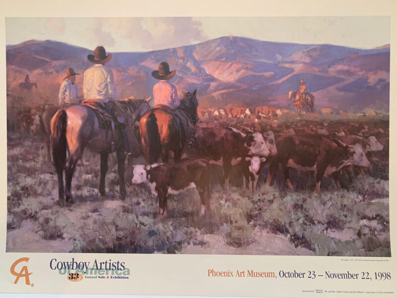 1998 Cowboy Artists Of America 33rd Annual Exhibition Print- James Reynolds
