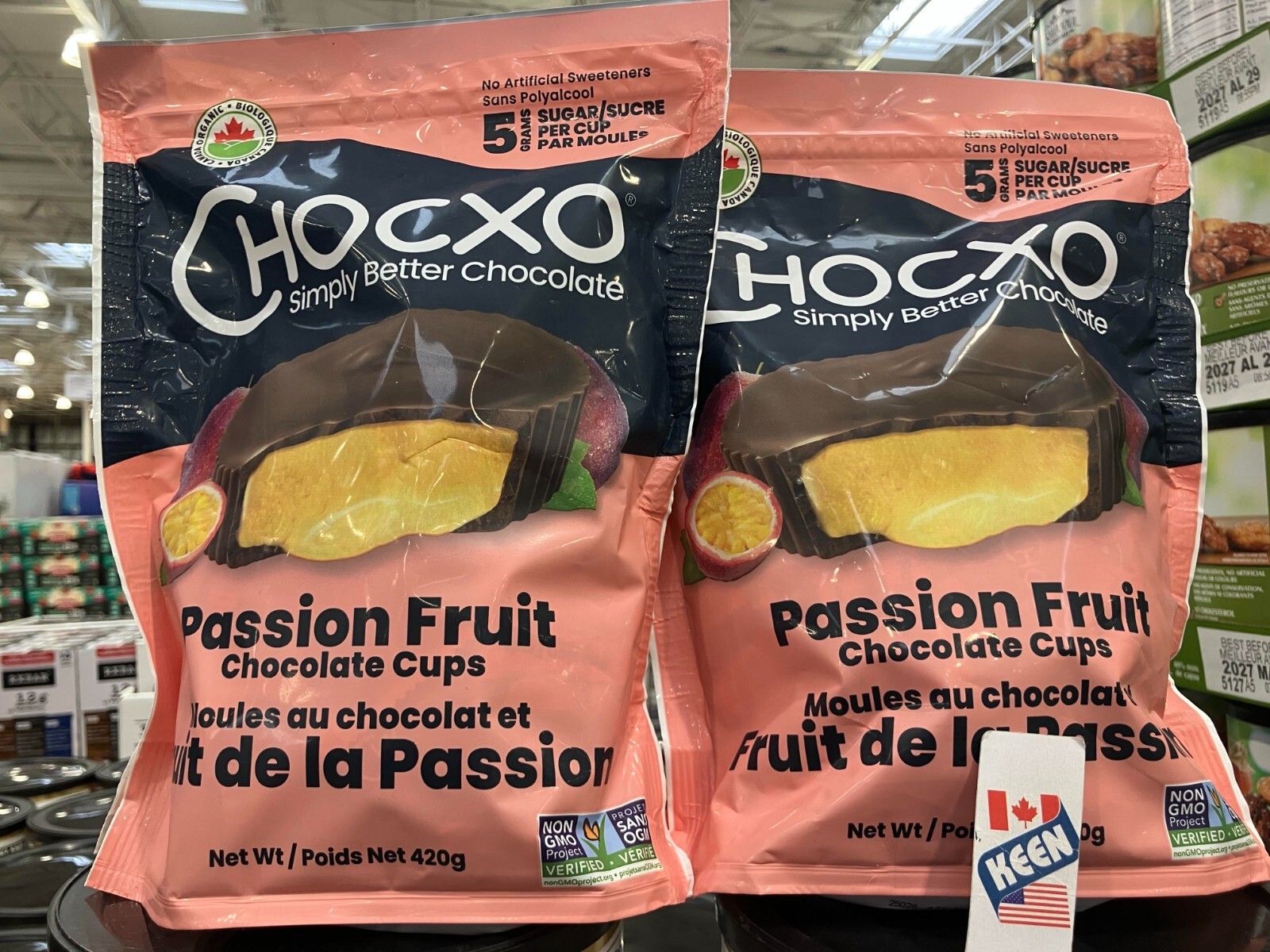 choco様 AiWaWa CA, (QTY:2), CHOCXO PASSION FRUIT Chocolate Cups 420 Grams