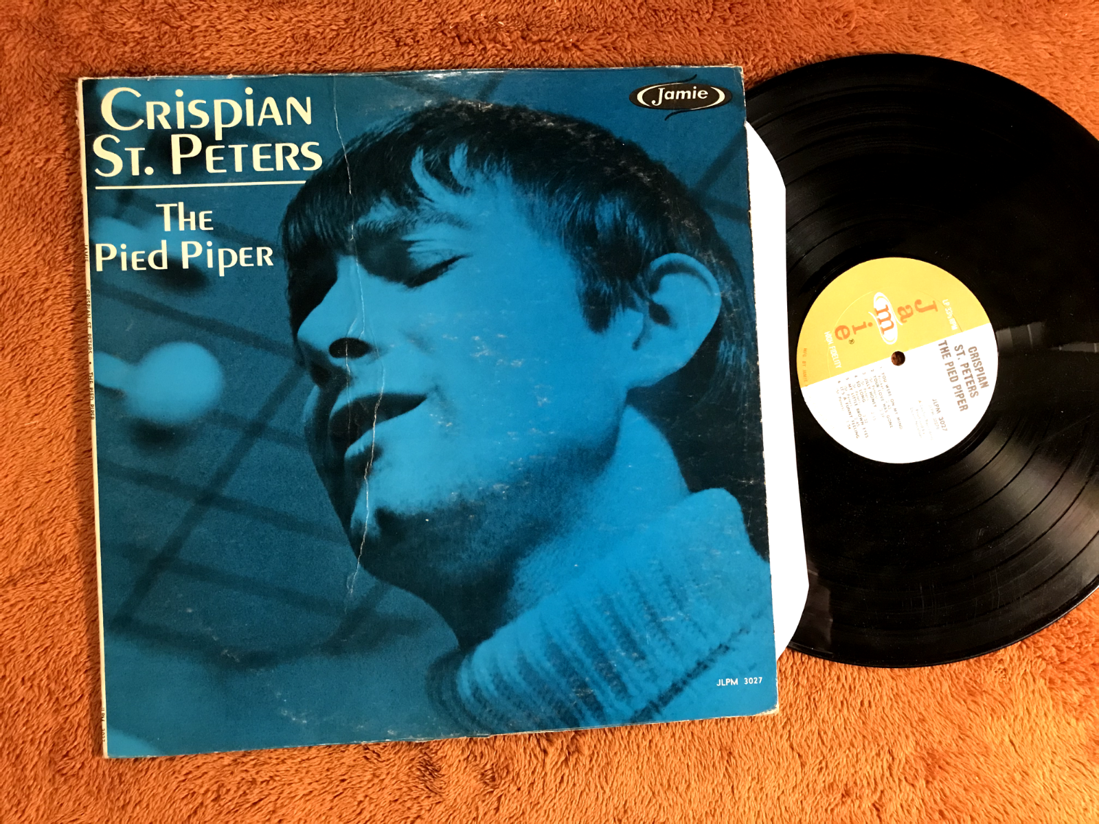 Crispian St. Peters The Pied Piper 1966 Jamie JLPM 3027 Mono