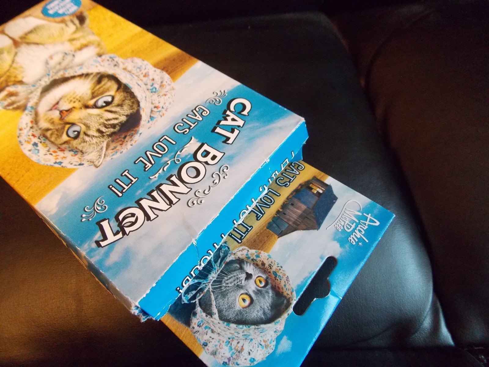 Cat Bonnet 100% Cotton with Satin Lining Cat Bonnet Pet Wear *FREE SHIPPING*