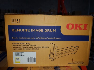 Genuine Oki 43381717 Yellow Image Drum C6100 C6150 C5550MFP MC560 BNIB
