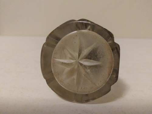 4 Sterling Cut Glass S& P Shakers Used