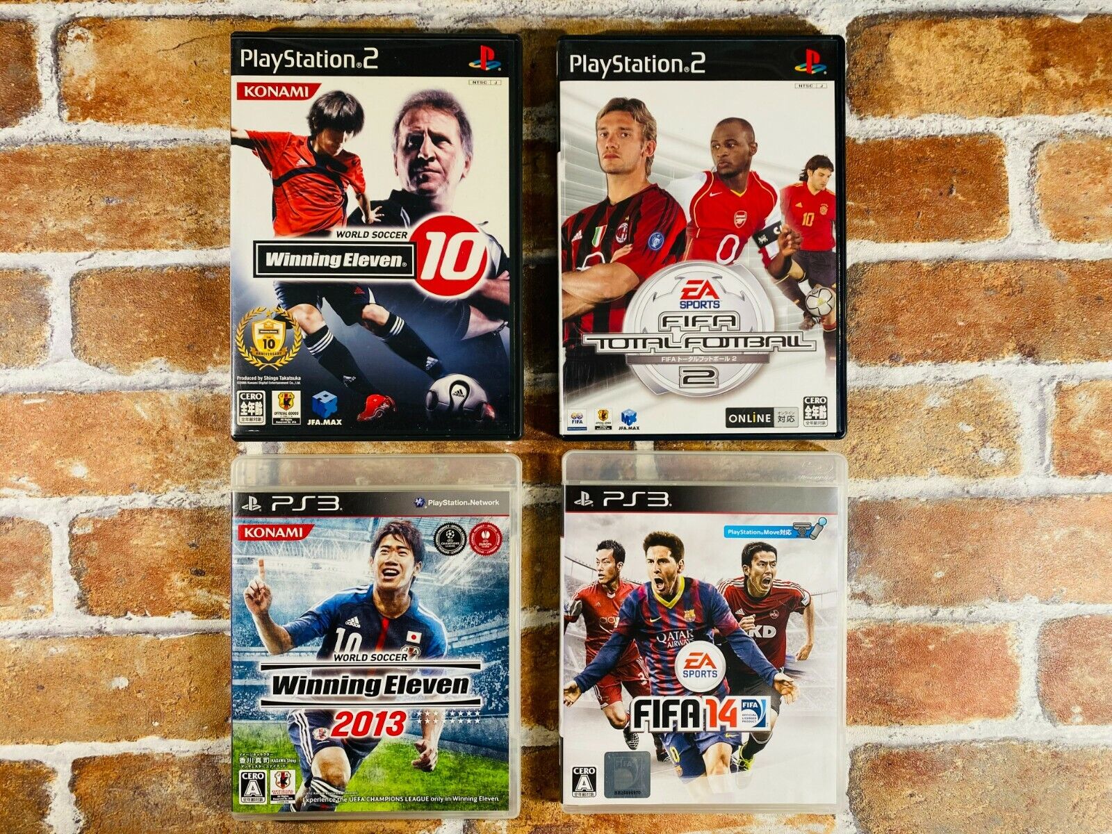 Lot 4 World Soccer Winning Eleven FIFA PS2 PS3 Playstation 2 Lot 4 World Soccer Winning Eleven FIFA PS2 PS3 Playstation 2