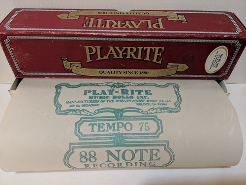 Playrite Walt Disney Medley No.1 Piano Roll 3 Classic Disney Songs