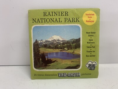 Rainier National Park USA View-master Reel Complete A001