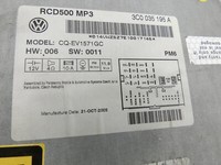 VW Passat 3C B6 06-10 Autoradio CD-Radio RCD500 MP3 VW Passat 3C B6 06-10 16.01.2006 3C0035195A gebraucht Vorschau 6