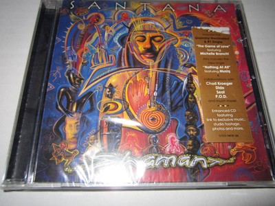 SANTANA ~ CD ~ '' Shaman '' ( 2002 Arista ) ~  New Sealed ~16 Tracks