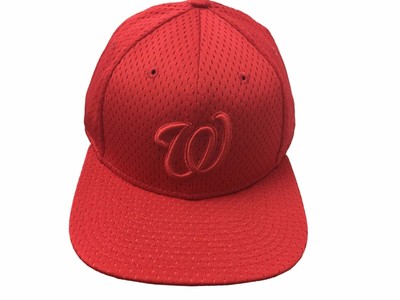 New Era 9Fifty Washington Nationals Jersey Tone Snapback Red - OSFM