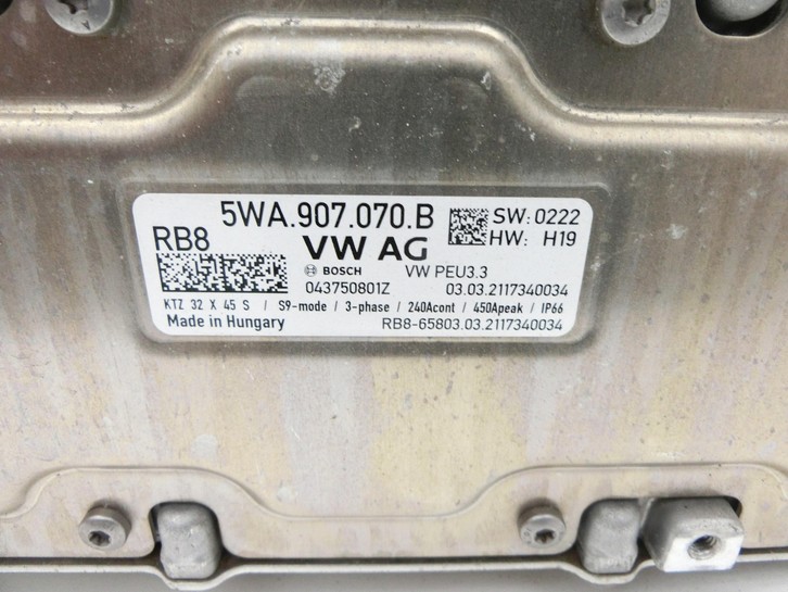 Skoda Octavia IV NX 20-24 Inverter Wechselrichter Umrichter Motormanagement Skoda Octavia IV NX 20-24 26.04.2021... Bild 4