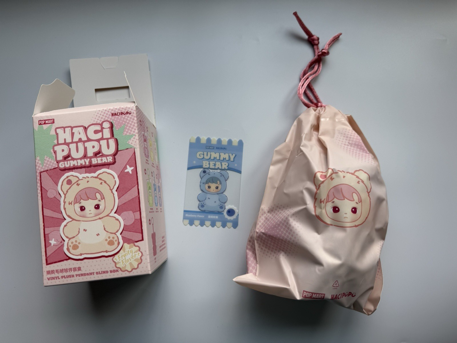HACI PUPU GUMMY BEAR 全6種 AUTHENTIC Hacipupu Gummy Bear Vinyl Plush Pendant Full Set