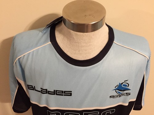 Xblades Cronulla Sharks ?? CSFC NRL Training Shirt 2012 - Blue XL NWT