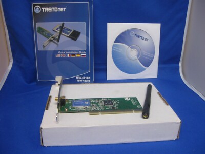 Wireless Adapter Trendnet TEW-423PI  54 Mbps 802.11g NEW