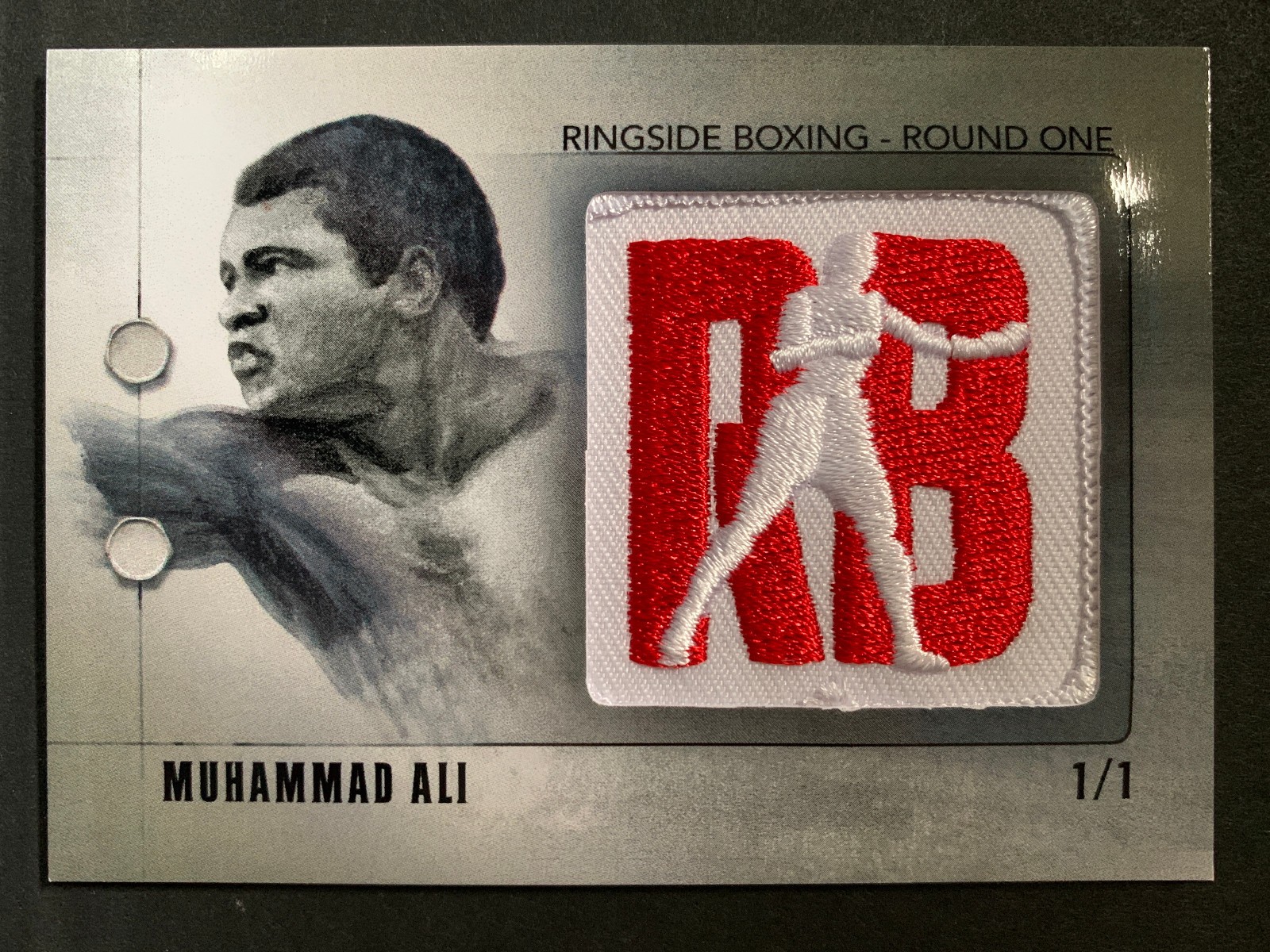 2010 Ringside Boxing Round One #LC-46 Muhammad Ali 1/1 Embroidered Logo