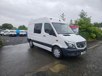 2018 ON 18 PLATE MERCEDES BENZ SPRINTER 314CDI SWB CREW VAN ULEZ FREE ZONE
