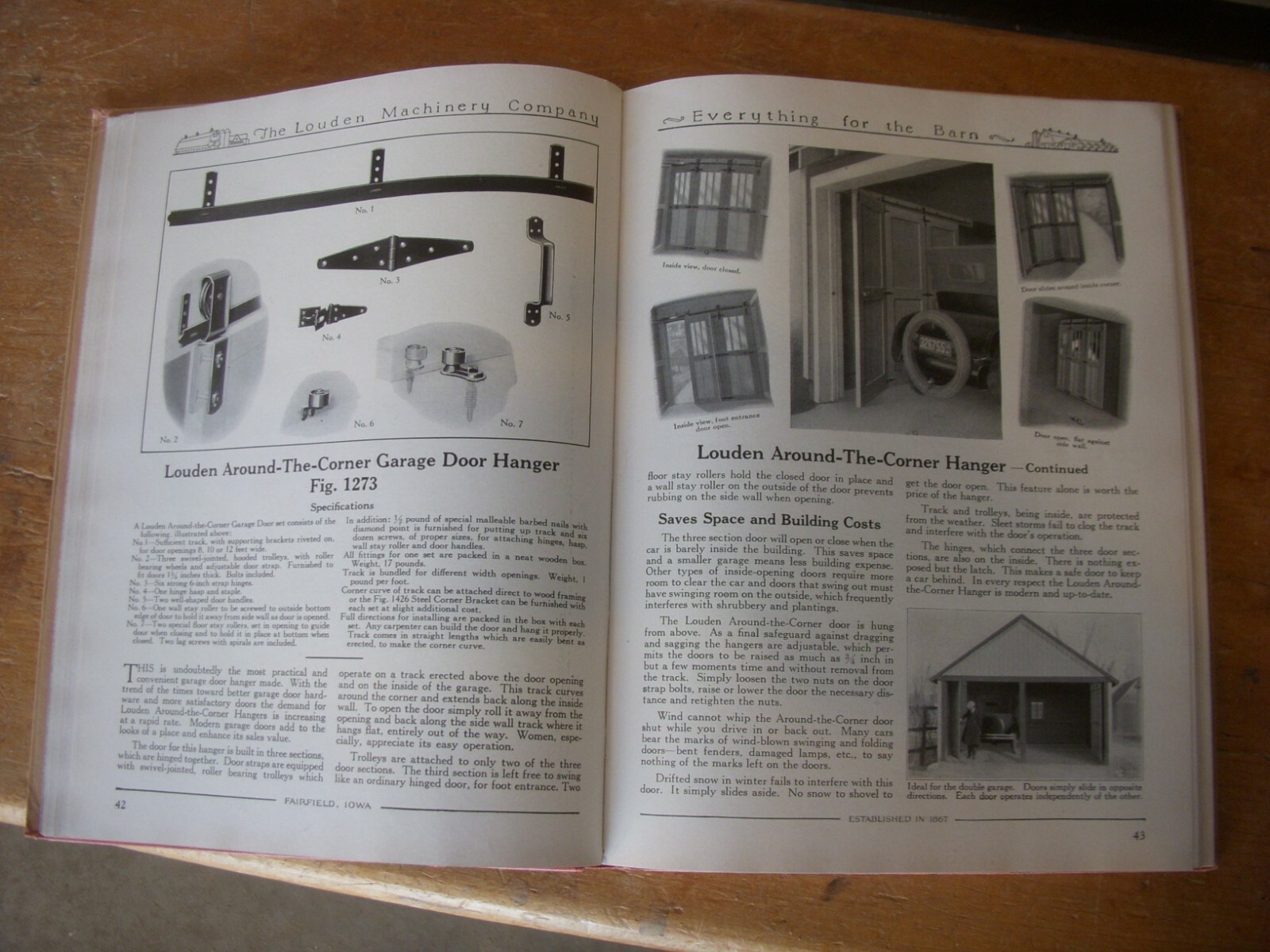 antique barn door rollers with track / antique louden rolling door hardware