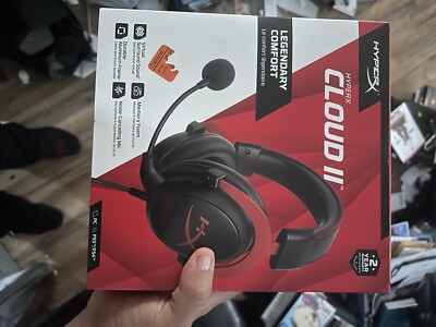 HyperX Cloud II Wired Over-Ear Gaming Headset - Red