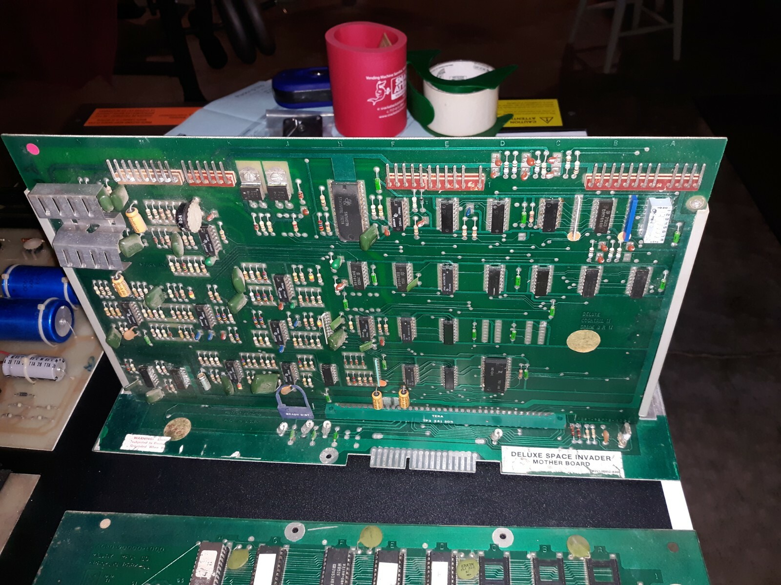 space invaders deluxe pcb