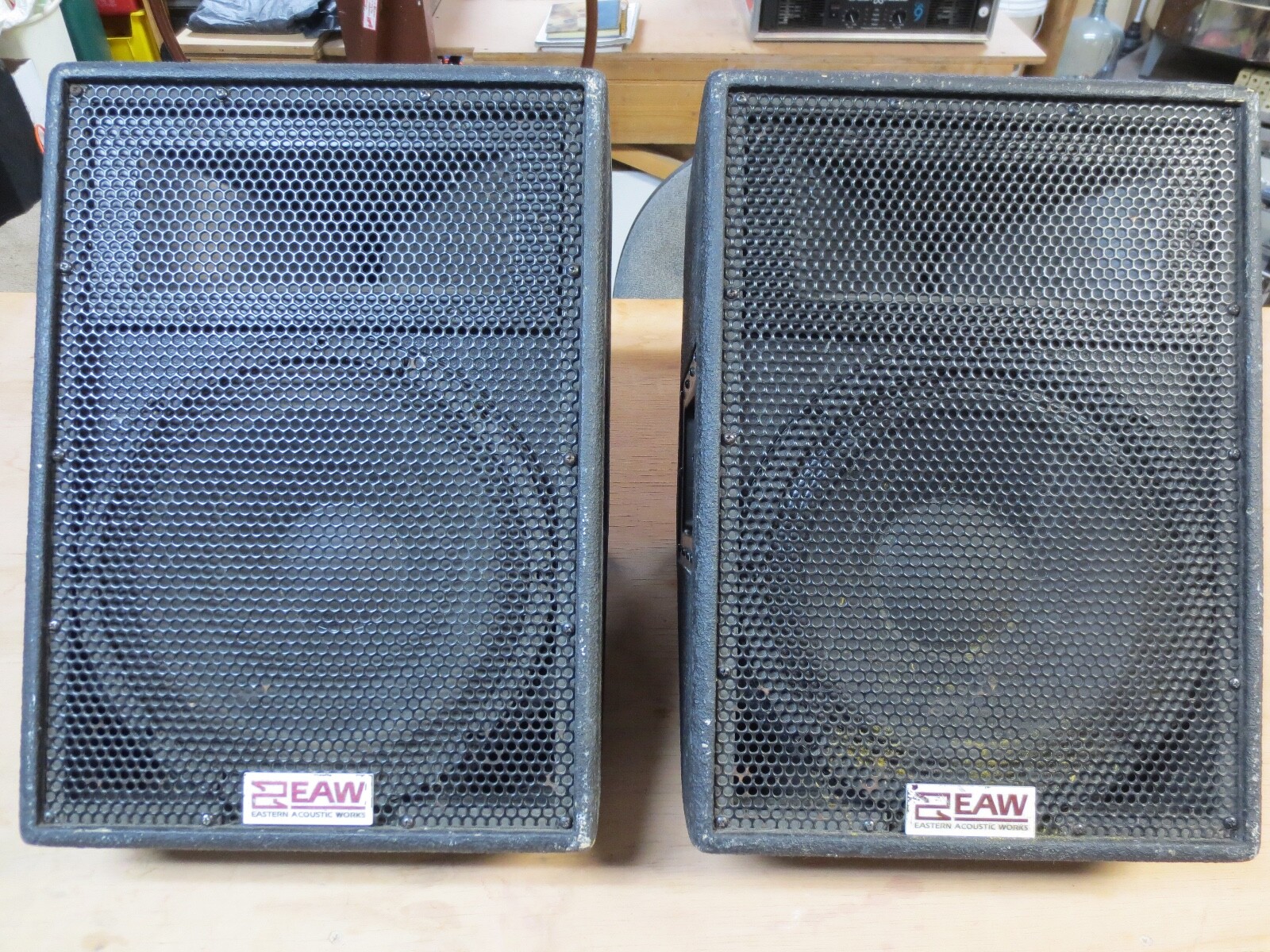 (2) EAW SM122H Wedge Monitor Speakers