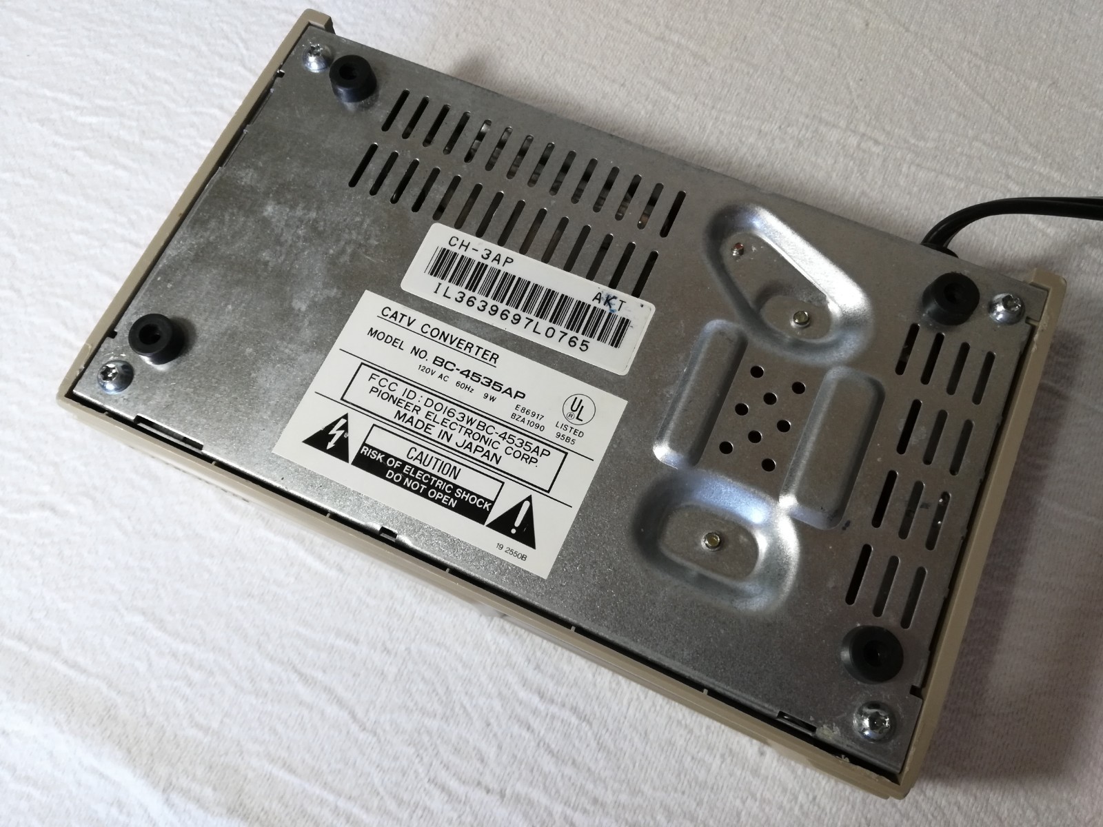 Pioneer Cable Box CATV Converter - Model BC-4535AP | Fast Free Shipping !!