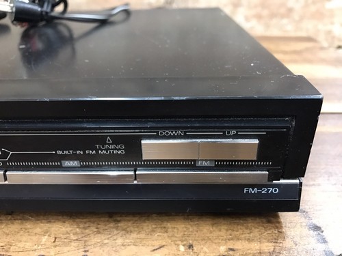 Vintage Fisher Studio Standard FM Stereo Synthesizer Tuner FM-270 WORKS