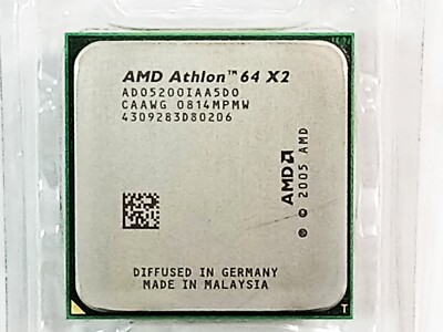 AMD ATHLON 64 X2 5200+ 2.7 GHZ ADO5200IAA5DO CAAWG SOCKET AM2 CPU PROCESSOR